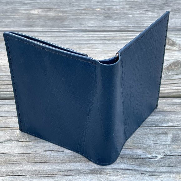 Handmade Leather Wallet Men Card Holder Purse Genuine Leather Bi fold Wallet - Picture 14 of 14